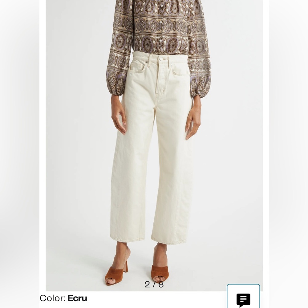 Veronica Beard Ryder Saddle Barrel Jeans